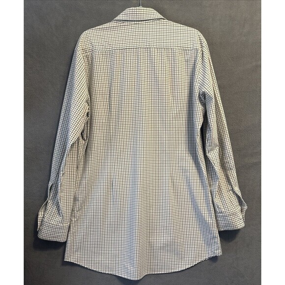 Mizzen + Main Leeward Dress Shirt Trim Fit Mens Size XLT Tall Check Performance - Picture 3 of 10